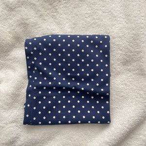 Girls Navy Blue Polkadot Tank Top